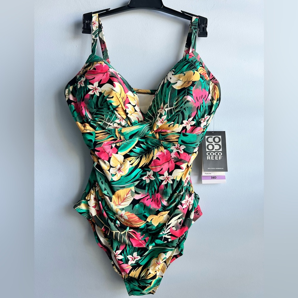 Coco Reef Tropical Floral One Piece Swimsuit